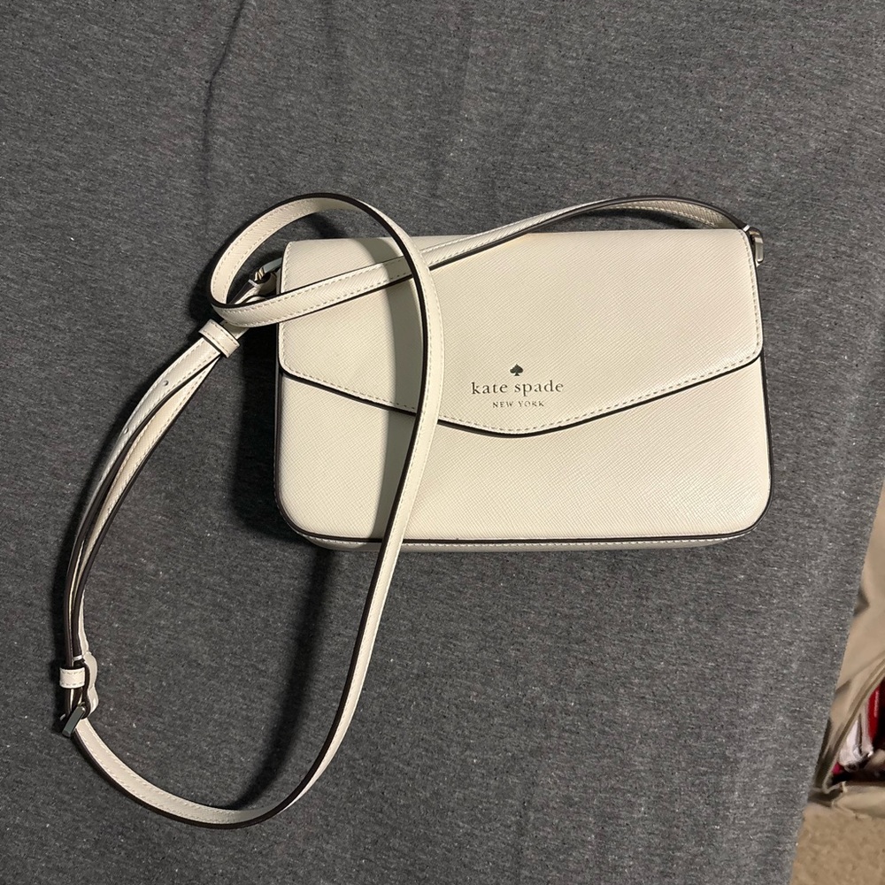 Kate Spade Cream Envelope Crossbody Bag